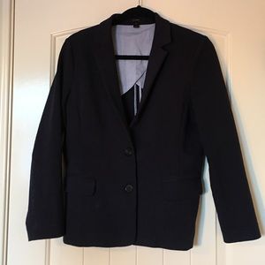 J Crew Navy Knit Blazer